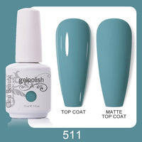 Clou Beaute 64 Colors Gel Nail Polish White Gel Polish UV Nail Base Top Matte Gel Soak Off UV Varnish Gel Paint 15ml Nail Art