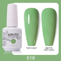 Clou Beaute 64 Colors Gel Nail Polish White Gel Polish UV Nail Base Top Matte Gel Soak Off UV Varnish Gel Paint 15ml Nail Art