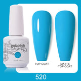 Clou Beaute 64 Colors Gel Nail Polish White Gel Polish UV Nail Base Top Matte Gel Soak Off UV Varnish Gel Paint 15ml Nail Art