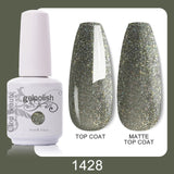 Clou Beaute 64 Colors Gel Nail Polish White Gel Polish UV Nail Base Top Matte Gel Soak Off UV Varnish Gel Paint 15ml Nail Art