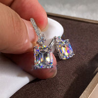 2022 New Trendy Trends Fashion Blue Silver Color Halloween Long Hanging Drop Earing Dangle Earrings for Women Jewellery Z6
