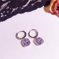 2022 New Trendy Trends Fashion Blue Silver Color Halloween Long Hanging Drop Earing Dangle Earrings for Women Jewellery Z6