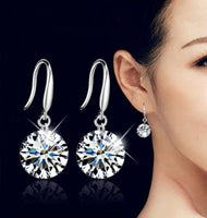 2022 New Trendy Trends Fashion Blue Silver Color Halloween Long Hanging Drop Earing Dangle Earrings for Women Jewellery Z6