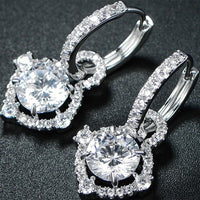 2022 New Trendy Trends Fashion Blue Silver Color Halloween Long Hanging Drop Earing Dangle Earrings for Women Jewellery Z6