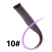 Alileader 18Inch Synthetic Curly Clip One In Hair Extensions Natural Long Hairpieces For Women Girl Pink Blue Colorful