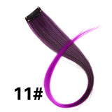 Alileader 18Inch Synthetic Curly Clip One In Hair Extensions Natural Long Hairpieces For Women Girl Pink Blue Colorful