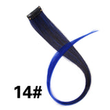 Alileader 18Inch Synthetic Curly Clip One In Hair Extensions Natural Long Hairpieces For Women Girl Pink Blue Colorful