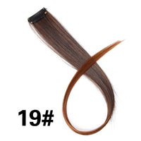 Alileader 18Inch Synthetic Curly Clip One In Hair Extensions Natural Long Hairpieces For Women Girl Pink Blue Colorful