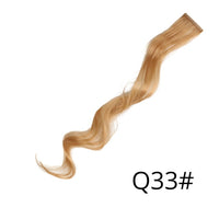 Alileader 18Inch Synthetic Curly Clip One In Hair Extensions Natural Long Hairpieces For Women Girl Pink Blue Colorful