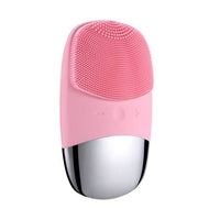 ANLAN Sonic Electric Facial Cleansing Brush Silicone Mini Face Cleaner Skin Massager Deep Pore Cleaning Face Cleansing Brush