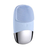 ANLAN Sonic Electric Facial Cleansing Brush Silicone Mini Face Cleaner Skin Massager Deep Pore Cleaning Face Cleansing Brush