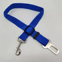 Pet Dog Cat Car Seat Belt Dog Accessories Adjustable Harness Lead Leash Small Medium Travel Clip Puppy Collar Leash Pet Supplies