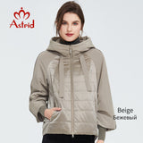 Astrid 2021 Spring coat women Outwear trend Jacket Short Parkas casual fashion female high quality Warm Thin Cotton AM-8601