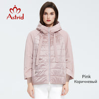 Astrid 2021 Spring coat women Outwear trend Jacket Short Parkas casual fashion female high quality Warm Thin Cotton AM-8601