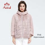 Astrid 2021 Spring coat women Outwear trend Jacket Short Parkas casual fashion female high quality Warm Thin Cotton AM-8601