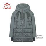 Astrid 2021 Spring coat women Outwear trend Jacket Short Parkas casual fashion female high quality Warm Thin Cotton AM-8601