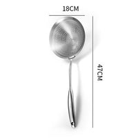 304 Stainless Steel Skimmer Strainer Colander Mesh Deep Fryer Oil Frying Scoop Noodles Dumpling Sieve Kitchen Tools Kitchenware