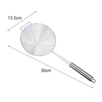 304 Stainless Steel Skimmer Strainer Colander Mesh Deep Fryer Oil Frying Scoop Noodles Dumpling Sieve Kitchen Tools Kitchenware