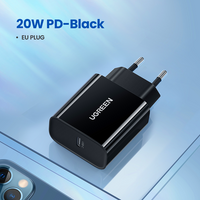 UGREEN PD Charger 20W QC4.0 QC3.0 USB Type C Fast Charger Quick Charge 4.0 3.0 QC for iPhone 13 12 Pro Xs 8 Xiaomi Phone Charger