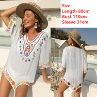 Crochet Beach Cover Up Dress Women 2022 Summer saida de praia Women&#39;s Swimwear Vestidos Verano Mujer Funda Playa Tunic Pareo