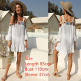 Crochet Beach Cover Up Dress Women 2022 Summer saida de praia Women&#39;s Swimwear Vestidos Verano Mujer Funda Playa Tunic Pareo