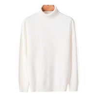 2022 New Autumn Winter Men&#39;s Warm Turtleneck Sweater High Quality Fashion Casual Comfortable Pullover Thick Sweater Male Brand