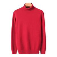 2022 New Autumn Winter Men&#39;s Warm Turtleneck Sweater High Quality Fashion Casual Comfortable Pullover Thick Sweater Male Brand