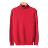 2022 New Autumn Winter Men&#39;s Warm Turtleneck Sweater High Quality Fashion Casual Comfortable Pullover Thick Sweater Male Brand