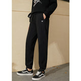 Amii Minimalism Autumn Winter Causal Hoodies Pants Women Sold Separately Embroidery Hoodies Elastic waist Women&#39;s Pants 12040981