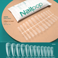 Nailpop Fake Nails Press on Nails Coffin Artificial Nails with Design Full Cover Tips Nail Accessories Tool 120/240pcs