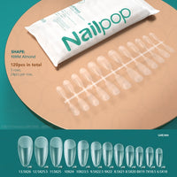 Nailpop Fake Nails Press on Nails Coffin Artificial Nails with Design Full Cover Tips Nail Accessories Tool 120/240pcs