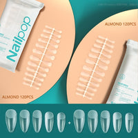 Nailpop Fake Nails Press on Nails Coffin Artificial Nails with Design Full Cover Tips Nail Accessories Tool 120/240pcs
