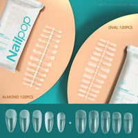 Nailpop Fake Nails Press on Nails Coffin Artificial Nails with Design Full Cover Tips Nail Accessories Tool 120/240pcs