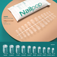 Nailpop Fake Nails Press on Nails Coffin Artificial Nails with Design Full Cover Tips Nail Accessories Tool 120/240pcs