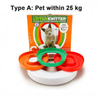 Best Plastic Cat Toilet Training Kit Litter Box Puppy Cat Litter Mat Cat Toilet Trainer Toilet Pet Cleaning Cat Training Product