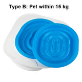 Best Plastic Cat Toilet Training Kit Litter Box Puppy Cat Litter Mat Cat Toilet Trainer Toilet Pet Cleaning Cat Training Product