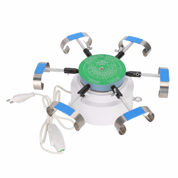 Alloy Automatic Watch Tester Winder Machine Can Hold 6 Watches Watch Winder Watch Repair Tool for Watchmaker EU Plug 220V