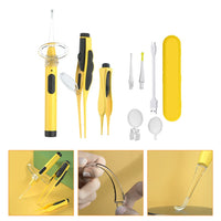 1 Set Children Ear Pick Practical Baby Digging Ear Spoon for Kid (Yellow)