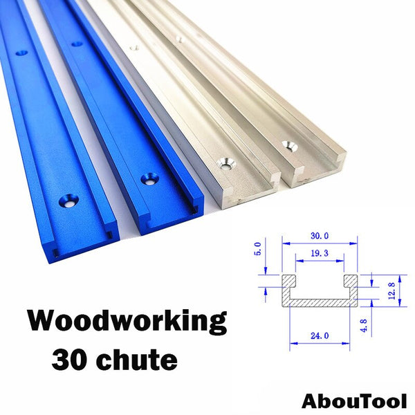 1000/800/600MM  T track Slot Miter Track Jig Fixture Aluminium Alloy For Router Table Bandsaws Woodworking DIY Tool 1PCS