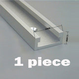 1000/800/600MM  T track Slot Miter Track Jig Fixture Aluminium Alloy For Router Table Bandsaws Woodworking DIY Tool 1PCS