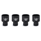 4pcs Fuel Injector Hat Fuel Nozzle Modified Auto Parts Nozzle Adapter Dedicated Fuel Flow Injector Adapter Fuel Injector