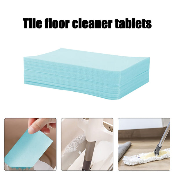 30pcs/Lot Water Multifunctional Floor Cleaner Tablets Glass Window Tile Cleaner Kitchen Cleaning Spot Bathroom Accessories