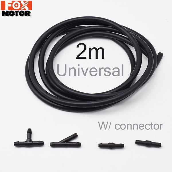 5pcs/Set 2m Car Windshield Washer Hose Automotive Car Wiper Blade Pipe Windshield Jet Spray Wiper Nozzle Water Hose Fluid Tube