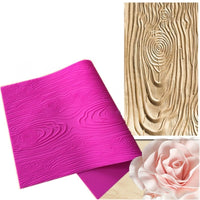445x235mm 3D Tree Bark Cake Lace Mat Silicone Lace Baking Border Rind Fondant Mold To Decorate Cakes Lace DIY Baking Tools H195