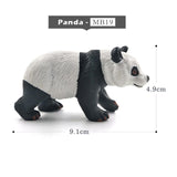 White Crocodile Panda Chimpanzee wildebeest Koala Deer Swan animal model figure figurine home decor decoration accessories toys