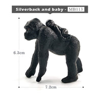 White Crocodile Panda Chimpanzee wildebeest Koala Deer Swan animal model figure figurine home decor decoration accessories toys