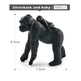 White Crocodile Panda Chimpanzee wildebeest Koala Deer Swan animal model figure figurine home decor decoration accessories toys