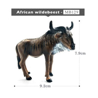 White Crocodile Panda Chimpanzee wildebeest Koala Deer Swan animal model figure figurine home decor decoration accessories toys