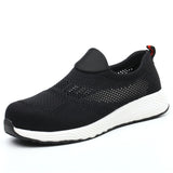 Safety Shoes Brand Summer Lightweight Steel Toecap Unisex Work Safety Boots Breathable Men Women Shoes Plus Size Safety Shoe