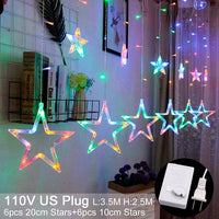QIFU USB rideau lumineux joyeux noël décor pour la maison 2019 noël ornements arbre de noël pendentifs noël cadeaux nouvel an 2020